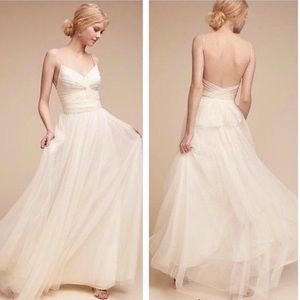 Watters BHLDN Tinsley Tulle Ivory Wedding Gown Dress